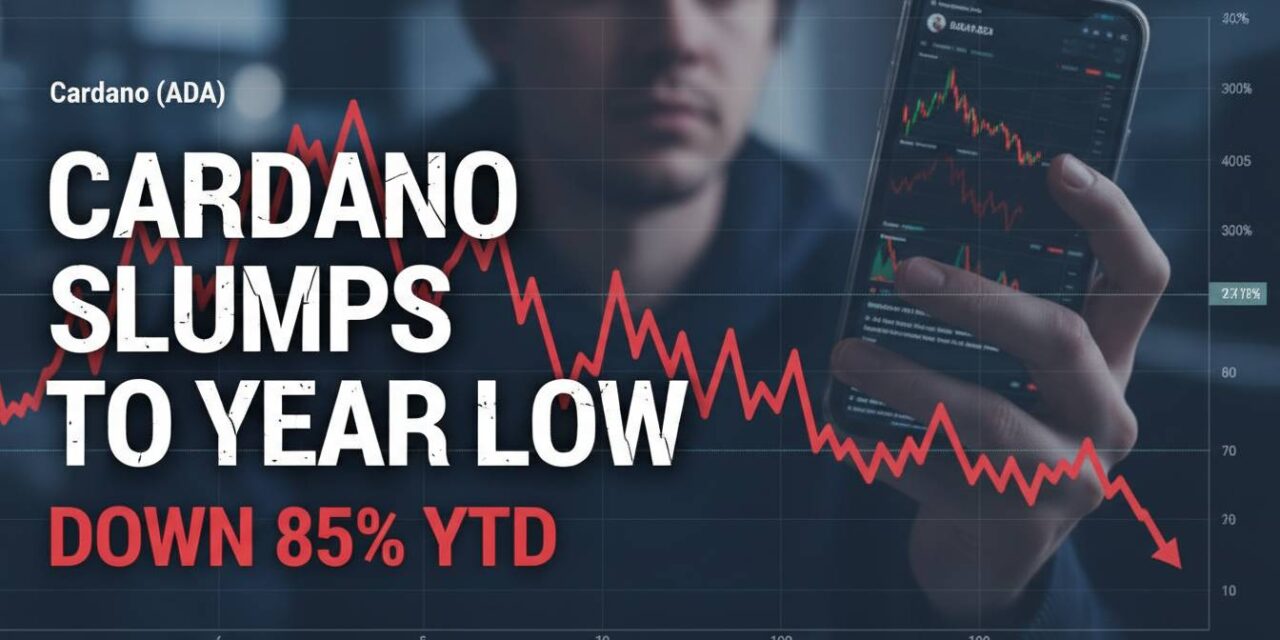 Cardano Slumps To 5