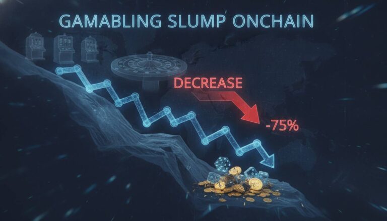 Onchain-Glücksspiel läuft weiter trotz Rückgang