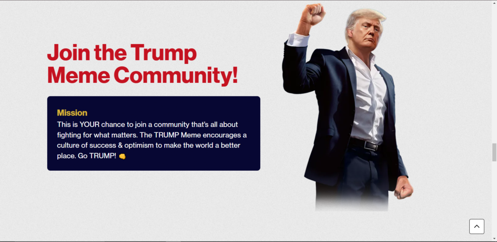 The Trump official website